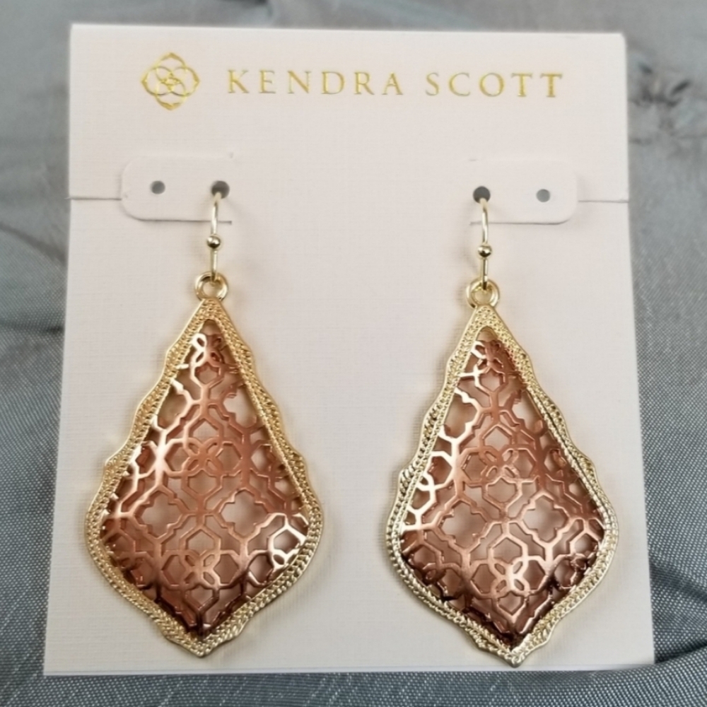 Kendra Scott, Rose Gold Mixed, Addie, Earr…
